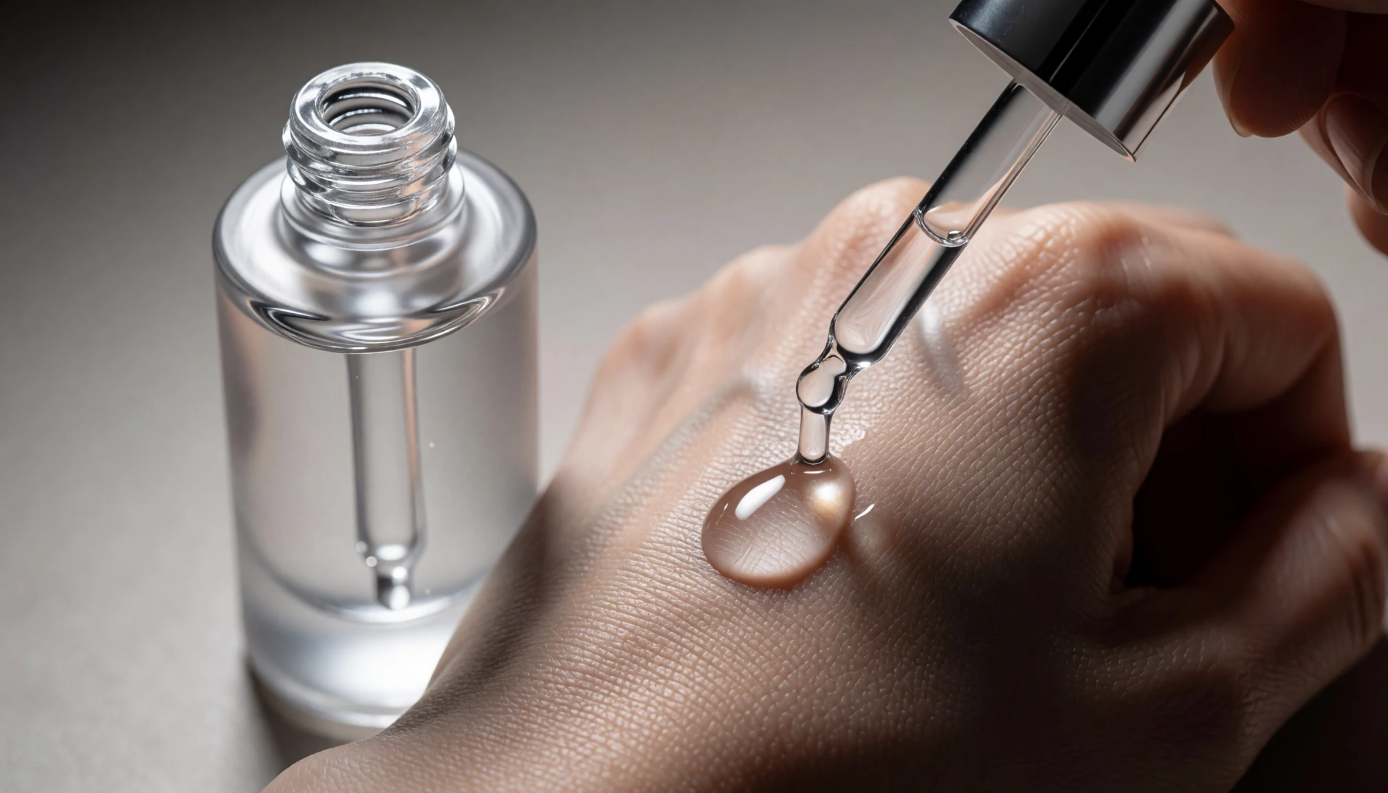 Illustration éditoriale — Peptide cosmétique anti‑rides : fonctionnement, effets et précautions — vue 2
